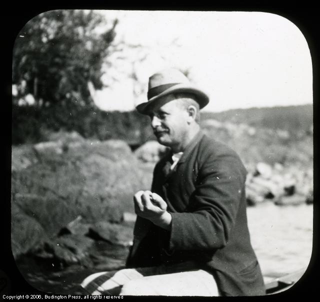 Man in Canoe
